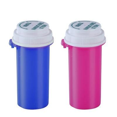 13 16 20 30 40 60dr Pill Prescription Pharmacy Thumb Tab One Click Reversible Cap Capsule Bottles Plastic Vial