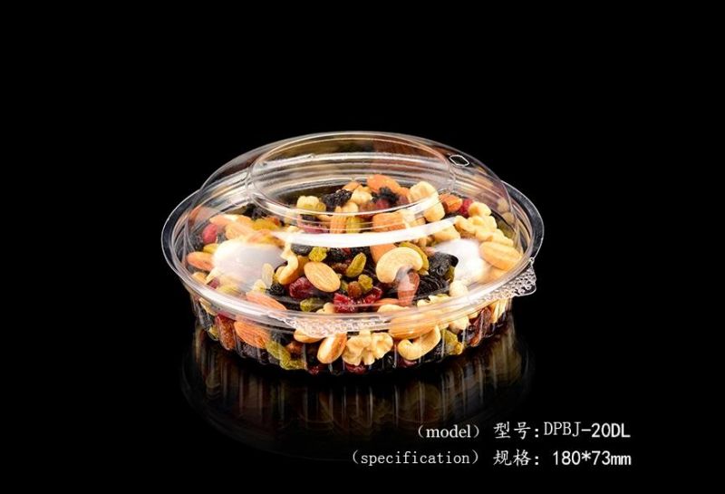 Customized Disposable Plastic Container for Snacks Mixed Dry Fruits Snack Nut Beautiful Gift Package Daily Nuts