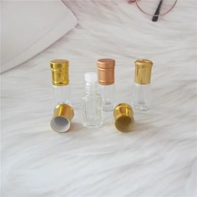New Products Wholesale Glass Octagonal Attar Bottle 3ml