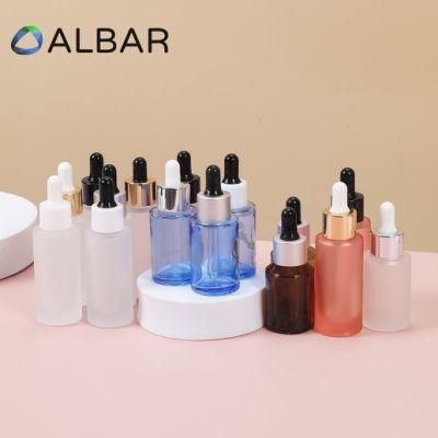 Thick Bottom Slim High Cylinder Glass Bottles for Cosmetics and Skin Care Makeups