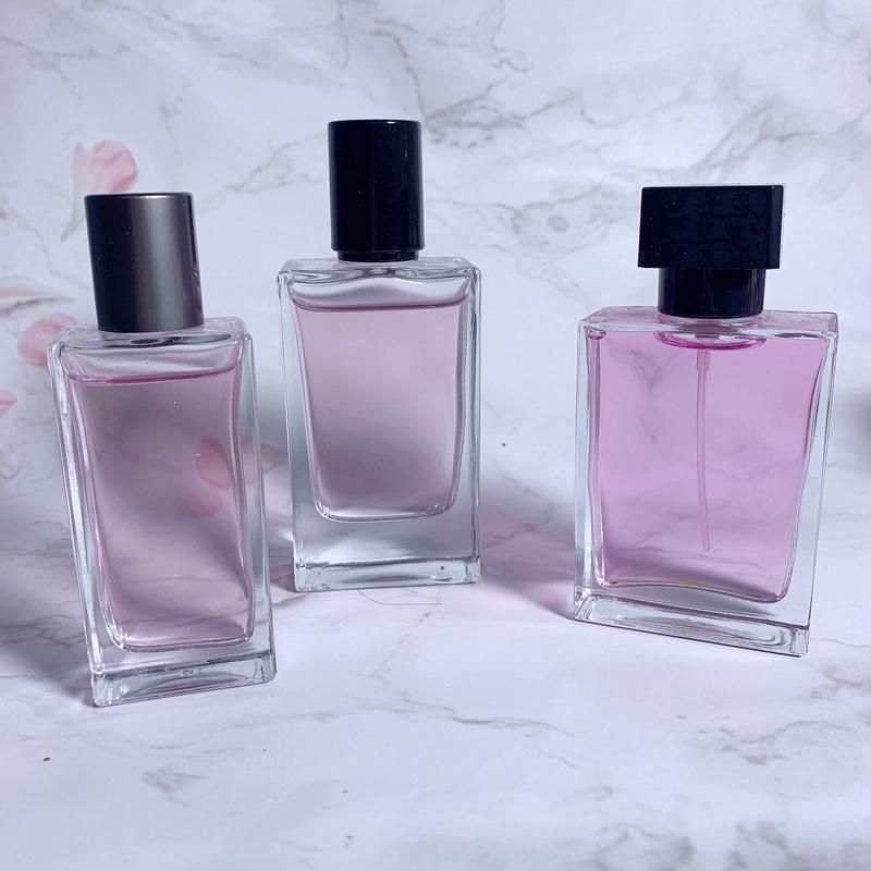 Custom Luxury Unique Perfume Bottles Rectangle Bottle Perfume Glass Bottles 100ml