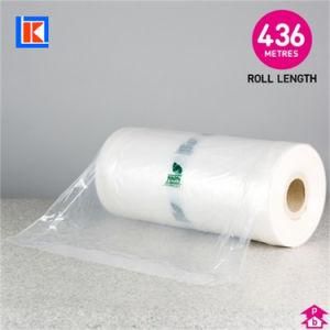 Costom Printing Dry Cleaning Laundry Garment Covering Poly Bag on Roll