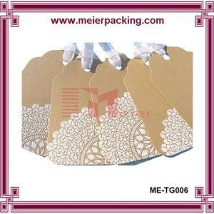 Printing Kraft Paper Hangtags/Brown Thick Paper Hangtags for Men Boots