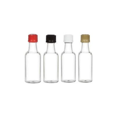 50ml 100ml Mini Round Clear Sampling Glass Wine Bottle with Cap for Promotion