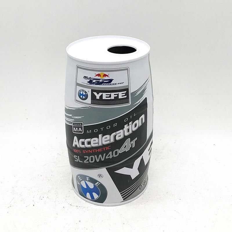 Empty Packaging Bottle Car Motor Engine Oil Metal Cans
