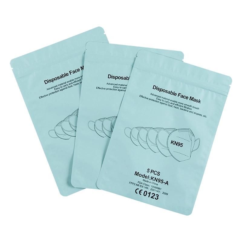 Medical Surgical Mask Packaging Ziplock Bag Custom Printed Logo Biodegradable Compostable Disposable Food LDPE Moisture Proof