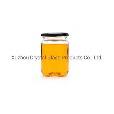 195ml 240ml 350ml Round Empty Jam Honey Pickles Glass Jar Glass Container
