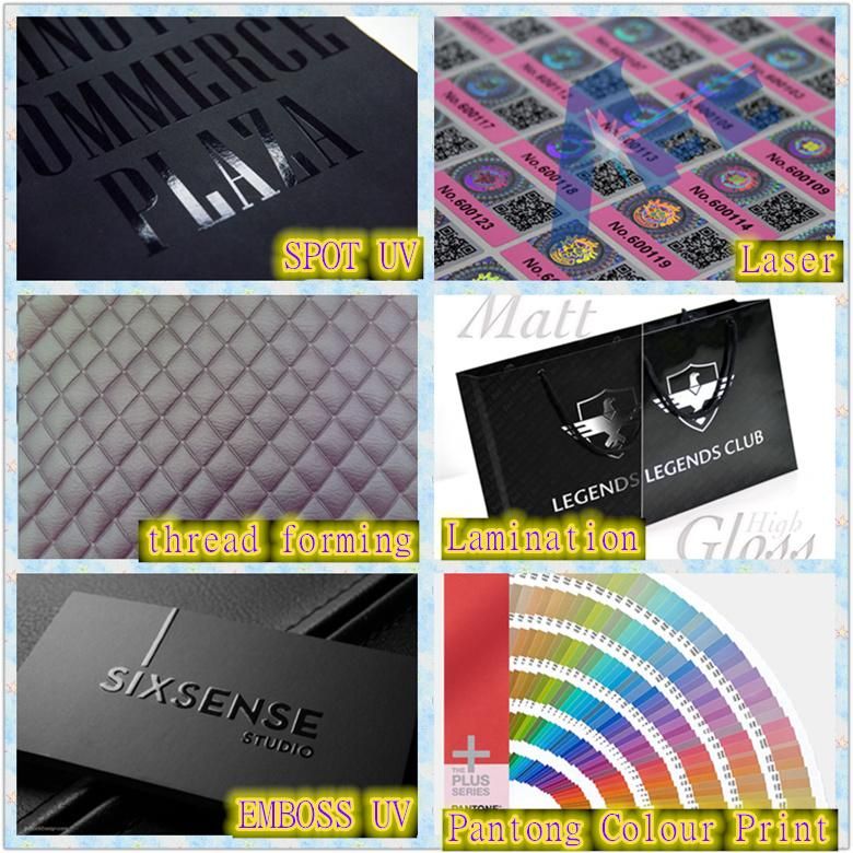 Transparent PVC Trademark Label Logo Custom Hot Stamping Waterproof Sticker Paper