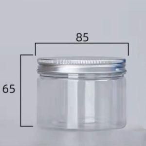 1oz 2oz 4oz 8oz 100ml 180ml 250ml 500ml Cosmetic Container Transparent Pet Plastic Jars with Screw Lid