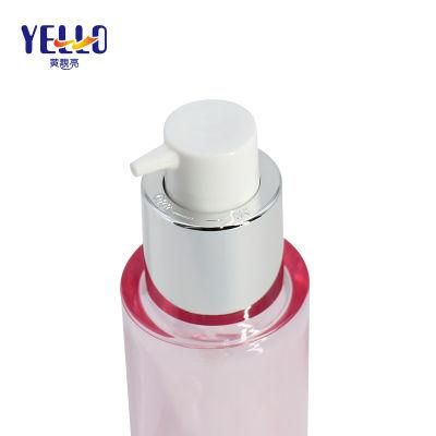 50ml 60ml Heavy Wall Pink Eco Friendly PETG Plastic Cosmettic Packaging Lotion Serum Bottle