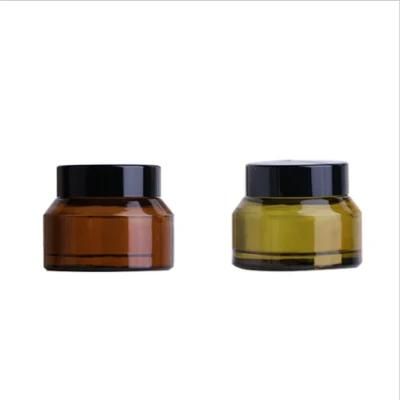 30g Skincare Cosmetic Bottle Set High Quality Container Packaging Glass Cream Jar with OEM Logo