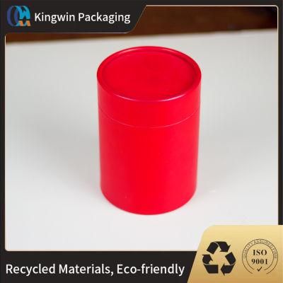 Recyclable Cylinder Tea Box Tea Packaging Paper Tube Can Jar