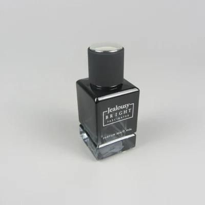 Square Flat Shape Cosmetic Glass Spray Perfume Bottle 30ml