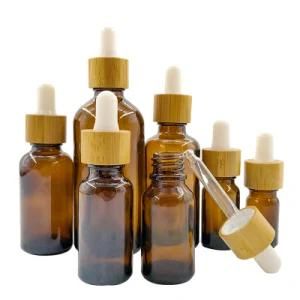 10ml 15ml 30ml 50ml 100ml Frosted Opaque Amber Glass Essential Oil Bottle with Labels