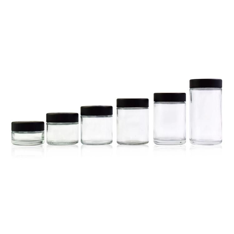 Chinese 1oz 30ml Storage Glass Containers with Seal Lid