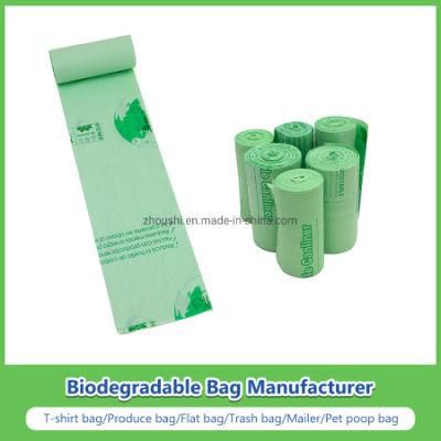 China 100% Biodegradable Bags Compostable Trash Bags Manufacturer/Supplier/Wholesale/Factory