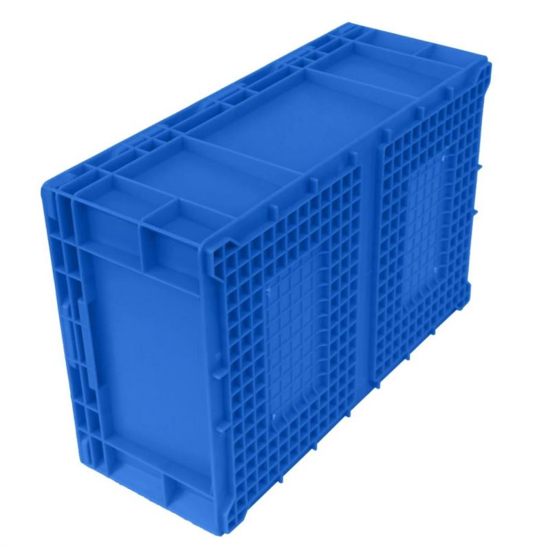 HP5c Plastic Turnover Logistics Container Box HP Standard Auto Parts Logistic Box Durable Opaque Plastic Storage Boxes