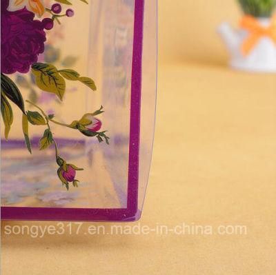 PVC Custom Purple Rose Hand Box