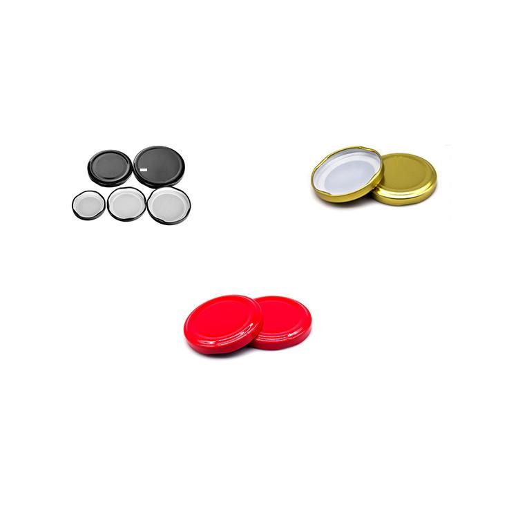 70 mm Red Color Tinplate Lids Canning Lids Jar Lids