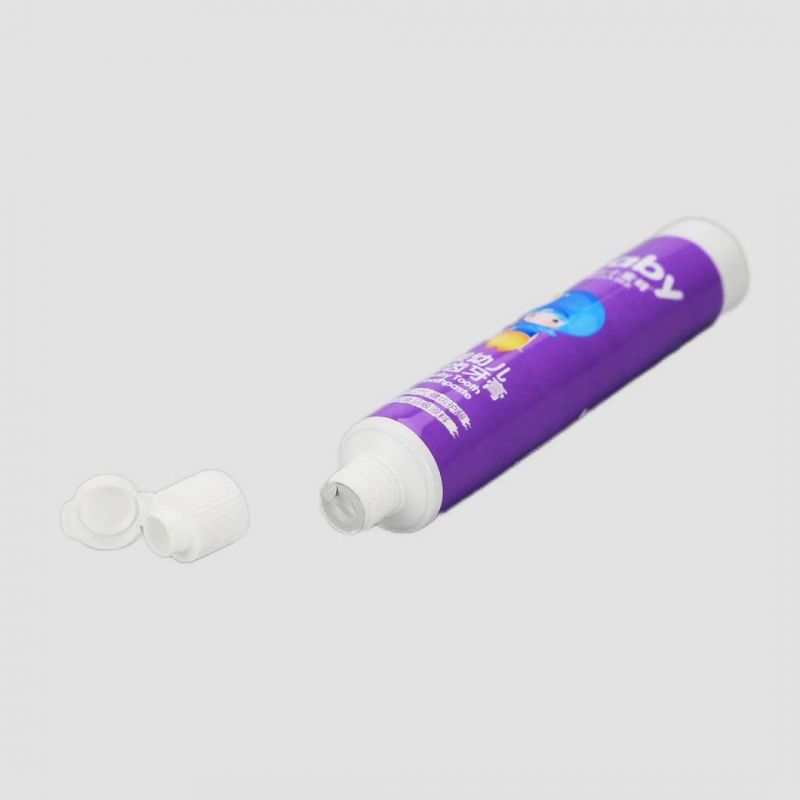 Abl Toothpaste Packaging Tube with Flip Top Cap