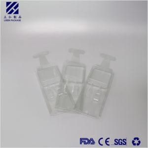 Folding Plastic Tray for Bottle with Flap for Packaging USB