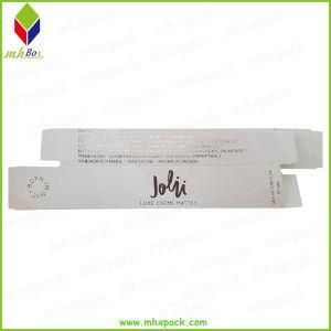 Silver Stamping White Cardboard Paper Folding Color Box