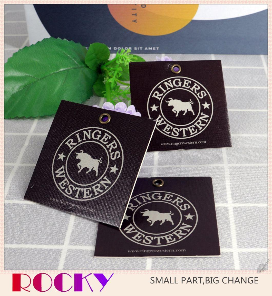 Cloth Swing Label Printing Price Hangtag Custom Hang Tags for Clothing