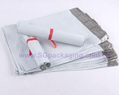 Small Silver Grey Postal Printed Pink Mailing Bags