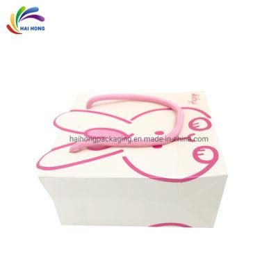 Supermarket Clothes Shopping Paper Handle Bag with Logo