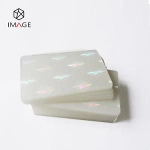 80 Micron Two Layers Transparent ID Hologram Laminating Film with Different Sizes