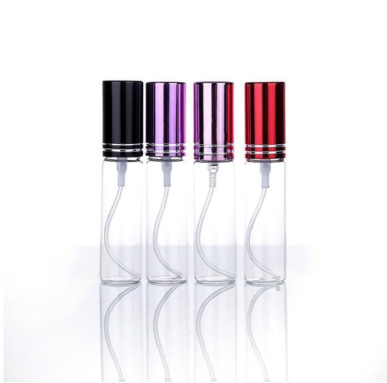 10ml Mini Fashion Transparent Glass Perfume Bottle Portable Travel Perfume Atomizer Spray Bottle Cosmetic Container