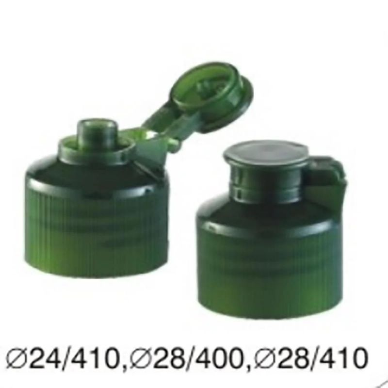 New Updating 28/410 20/410 Green Customized Small Lotion Plastic Bottle Cap Flip Top Bottle Cap