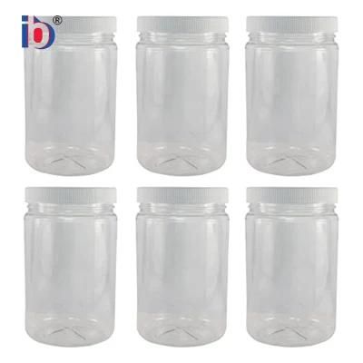 Pet 50ml /100ml/150ml/200ml/300ml/500ml Plastic Packaging 20/24mm Canned Food Ib-E21 Jar with Lid