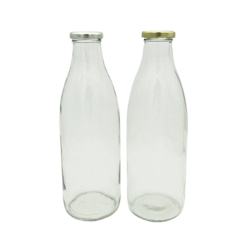 Daily Glass Milk Bottle Juice Beverage Bottles 950ml with Twist off Lid