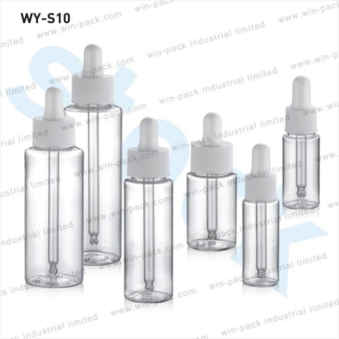 Cosmetic Serum Dropper Plastic 15ml Bottle for Skin Care Packing 15ml 50ml 100ml