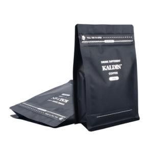Custom Food Pouch Stand up Zip Lock Aluminum Foil Flexible Packaging Printed Coffee Bag with One Way Valve