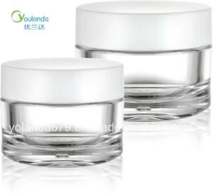 Transparent Cosmetic Cream Jar, Cosmetics Cream ABS Acrylic Jar