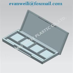 Weili Y328 Plastic Cosmetic Packaging Container 4 Colors Eyeshadow Palette Powder Compact