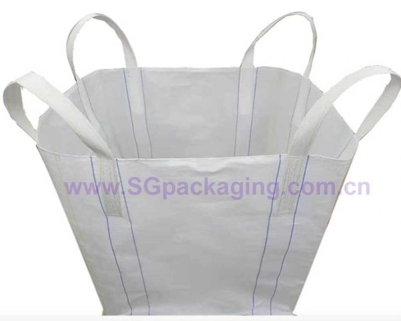 Manufacturer 1 Ton Bulk Firewood Jumbo Big Bags 1000kg Vented Bag Mesh Bag for Potato Onion