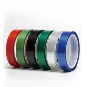 Pet 6 Color Electric Insulated High Temperature Resistant Polyester Silicone Waterproof Adhesive Tape