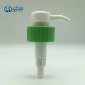 Hongyaun Plastic PP Hand Washing 38mm White Lotion Pumps Ribbed Screw Twist Pump