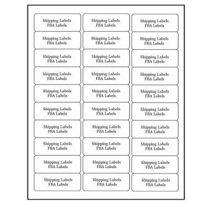Die Cut Address Self Adhesive Labels Blank A4 Stickers White A4 Woodfree Paper Mailing Label for Amazon Fba Half Sheet Label
