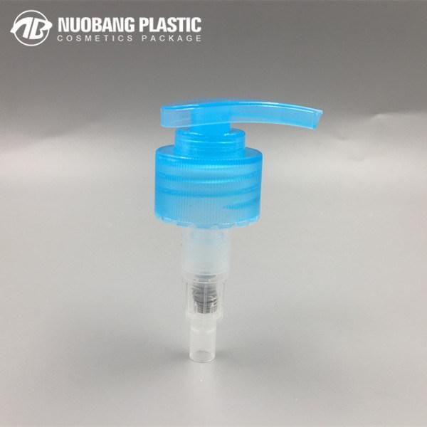 28 410 Transparent Color Ribbed Lotion Pump for Bottle
