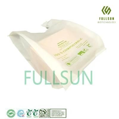 Biodegradable Handbag Tote Packaging DIN Custom Compostable Shopping Plastic Bag