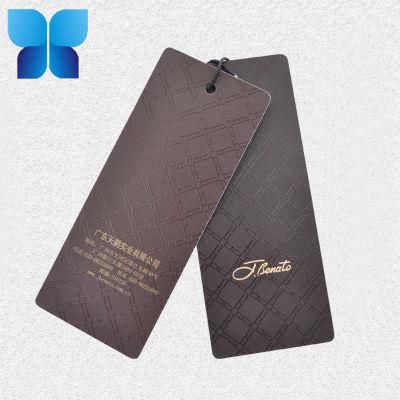 China Manufacture Printed Paper Hangtag for Clothes, Shoes, Bags