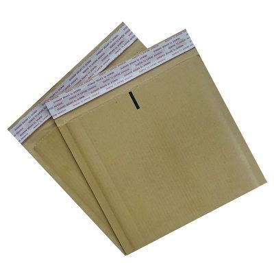 Recyclable Kraft Cover Paper Mailers Bag Corrugated Paper Padded Cushion Packaging Envelopes