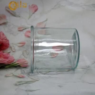 Wholesale China Round Scented Candle Glass Jars Clear Empty Candle Holder