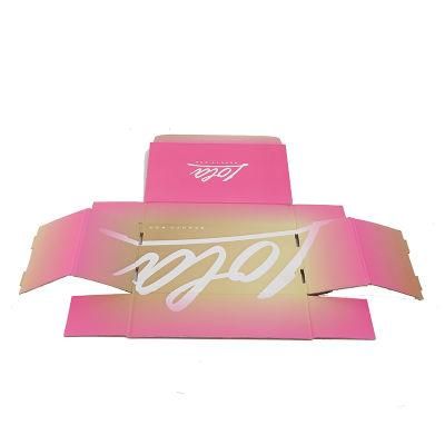 Full Color Printed Corrugated Paper Box Custom Clothes Gift Box