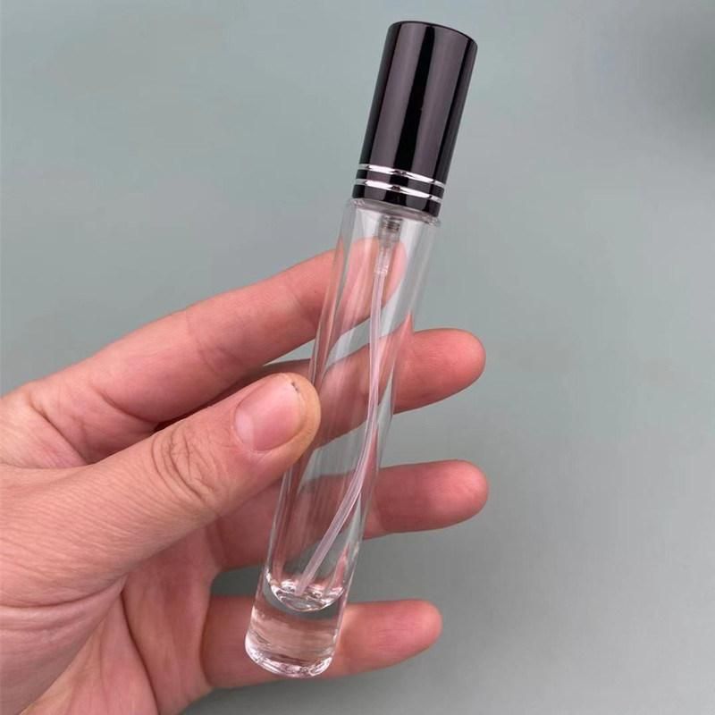 10ml Travel Perfume Bottle Transparent Glass Mist Spray Vial