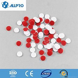 Red PTFE/White Silicone Septa for 9mm 1.5ml HPLC Vials